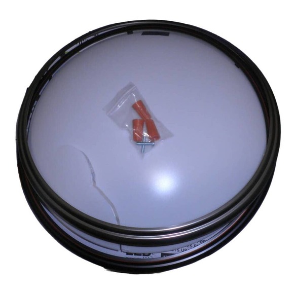 14" Brushed Nickel or Oil-Rubbed Bronze Selectable LED Flush Mount (PARTS USE) - Picture 6 of 8